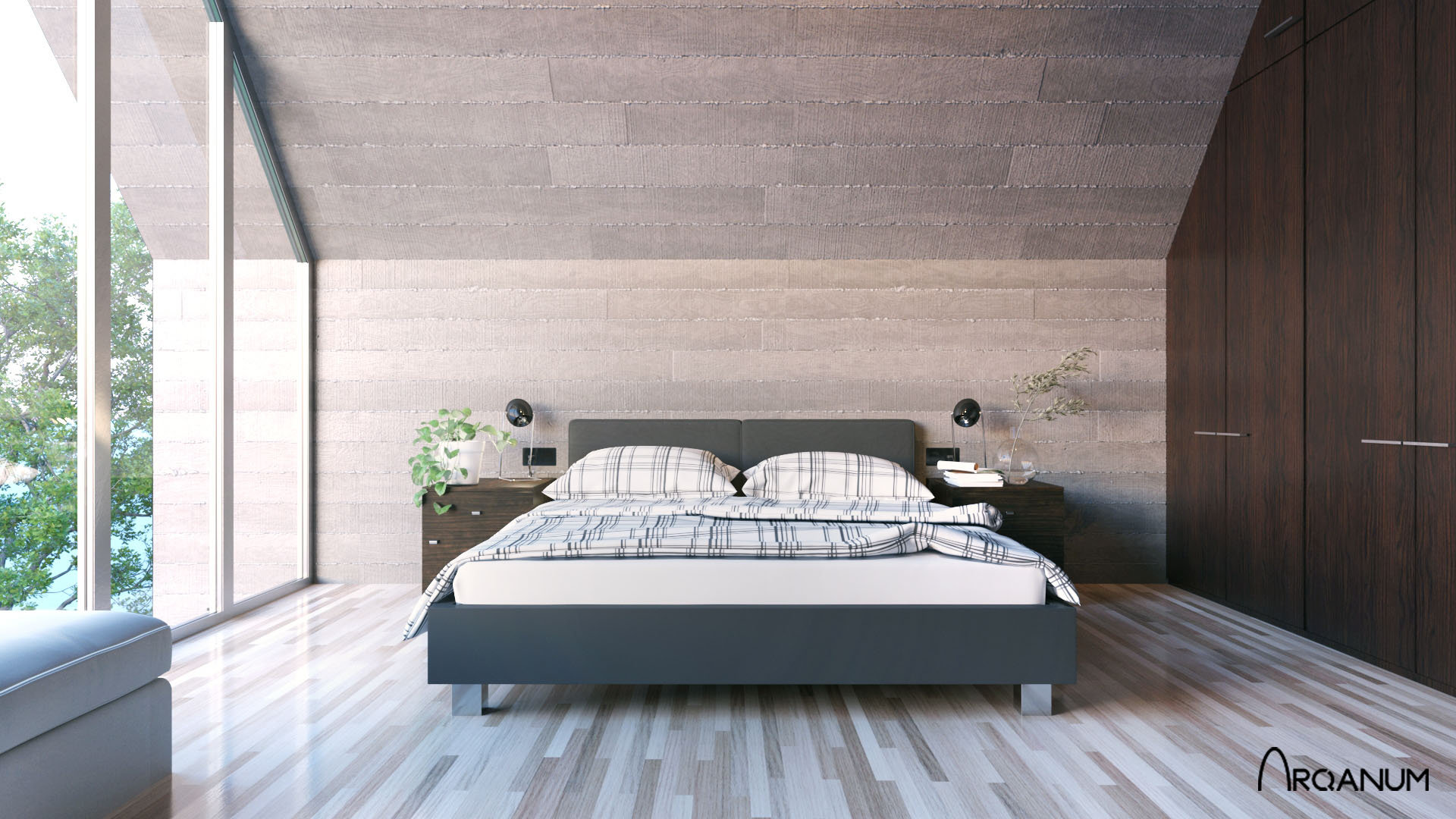 House in Cartagena, bedroom